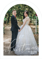 Handlettered with Border (Shaped Cut) Front