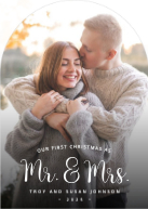 Mr & Mrs (Shaped Cut) Front