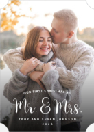 Mr & Mrs (Shaped Cut) Front