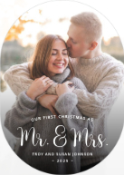 Mr & Mrs (Shaped Cut) Front