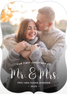 Mr & Mrs (Shaped Cut) Front