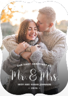 Mr & Mrs (Shaped Cut) Front