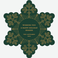 Frosty Snowflake Back