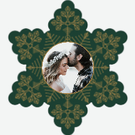 Frosty Snowflake Front