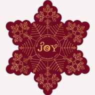 Frosty Snowflake-Foil Effect Front