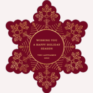 Frosty Snowflake-Foil Effect Back