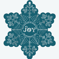 Frosty Snowflake-Foil Effect Front