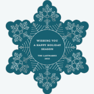 Frosty Snowflake-Foil Effect Back