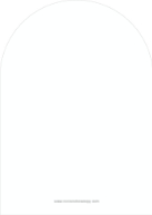 Grand Tassel, White (Invitation) Back