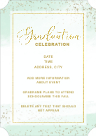 Paint and Glitter (Shaped Cut) Back