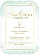 Paint and Glitter (Shaped Cut) Back