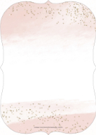 Paint and Glitter (Shaped Cut) Back