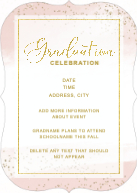 Paint and Glitter (Shaped Cut) Back