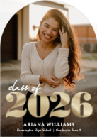 Gleaming Grad, Announcement (Shaped Cut) Front