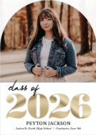 Gleaming Grad (Shaped Cut) Front