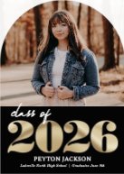 Gleaming Grad (Shaped Cut) Front