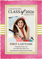 Foil Accents, Announcement (Shaped Cut) Front