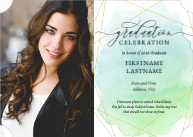 Gleaming Watercolor (Shaped Cut) Front