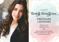 Gleaming Watercolor (Shaped Cut) Front