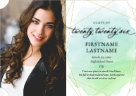 Gleaming Watercolor (Shaped Cut) Front