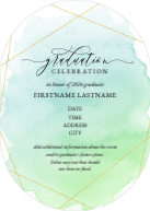 Gleaming Watercolor (Shaped Cut) Front