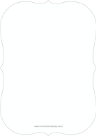 Script Graduate (Shaped Cut) Back