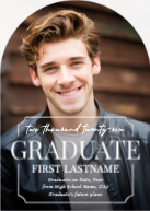 Notched Graduate (Shaped Cut) Front