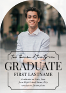 Notched Graduate (Shaped Cut) Front