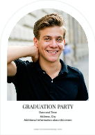 Notched Graduate, Gold (Shaped Cut) Back