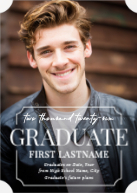 Notched Graduate (Shaped Cut) Front