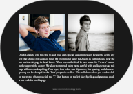 Scholarly Year (Shaped Cut) Back