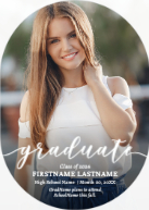 Styled Graduate (Shaped Cut) Front