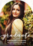 Styled Graduate (Shaped Cut) Front