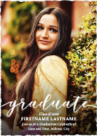 Styled Graduate (Shaped Cut) Front