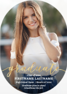 Styled Graduate (Shaped Cut) Front