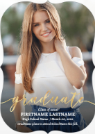 Styled Graduate (Shaped Cut) Front