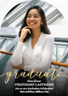Styled Graduate (Shaped Cut) Front