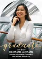 Styled Graduate (Shaped Cut) Front