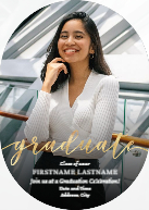 Styled Graduate (Shaped Cut) Front