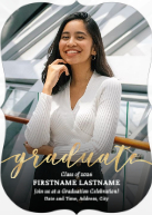 Styled Graduate (Shaped Cut) Front