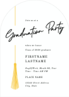 Side Tassel (Shaped Cut) Front