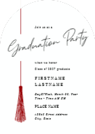 Side Tassel (Shaped Cut) Front