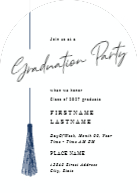 Side Tassel (Shaped Cut) Front