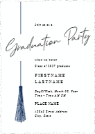 Side Tassel (Shaped Cut) Front