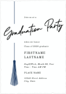 Side Tassel (Shaped Cut) Front