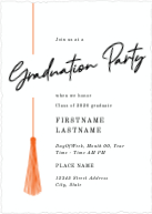 Side Tassel (Shaped Cut) Front