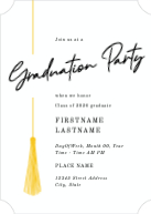 Side Tassel (Shaped Cut) Front