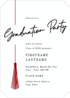 Side Tassel (Shaped Cut) Front