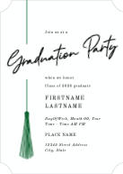 Side Tassel (Shaped Cut) Front