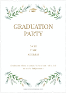 Gilded Greenery (Shaped Cut) Back